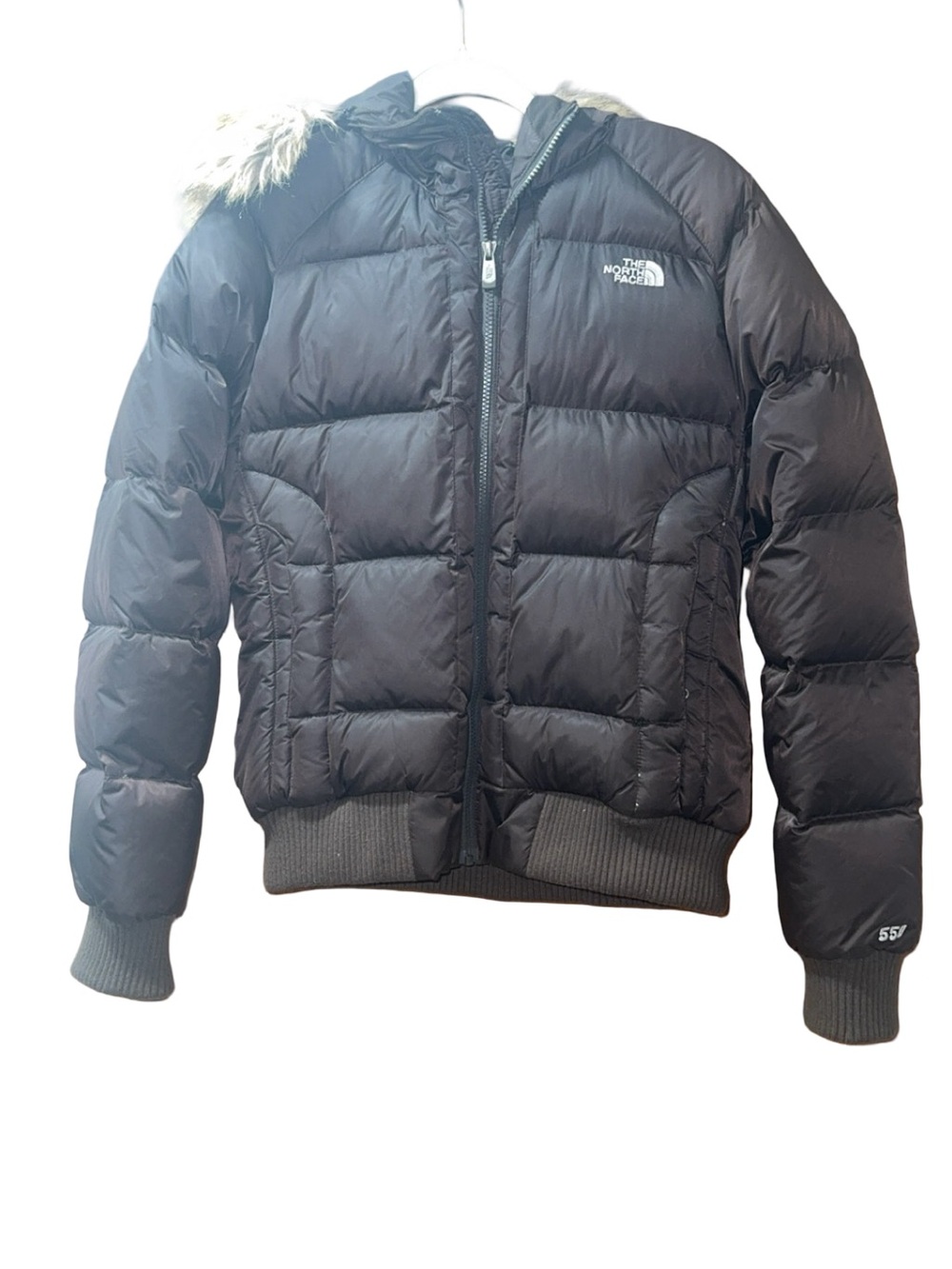 The North Face Women’s Insulated Puffer Jacket with Faux Fur Hood